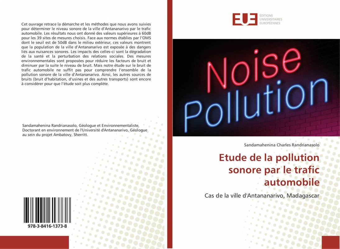 Etude de la pollution sonore par le trafic automobile