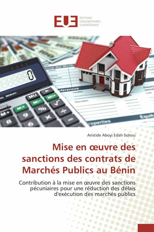 Mise en œuvre des sanctions des contrats de Marchés Publics au Bénin