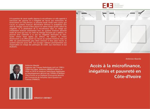 Accès à la microfinance, inégalités et pauvreté en Côte-d'Ivoire