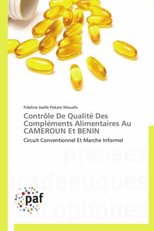 Contrôle De Qualité Des Compléments Alimentaires Au CAMEROUN Et BENIN