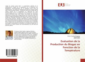 Evaluation de la Production du Biogaz en Fonction de la Température