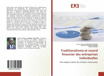 Traditionalisme et record financier des entreprises individuelles