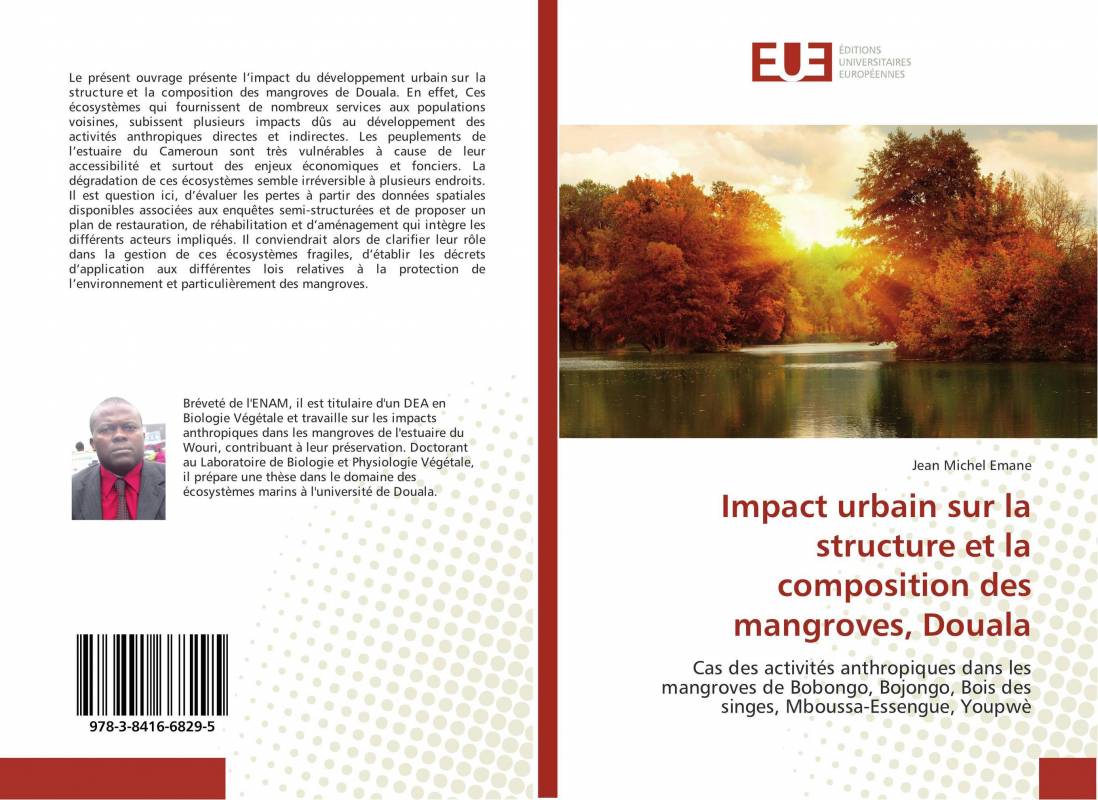 Impact urbain sur la structure et la composition des mangroves, Douala