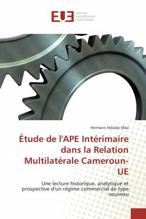 Étude de l'APE Intérimaire dans la Relation Multilatérale Cameroun-UE