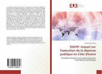 SIGFIP: Impact sur l'exécution de la dépense publique en Côte d'Ivoire