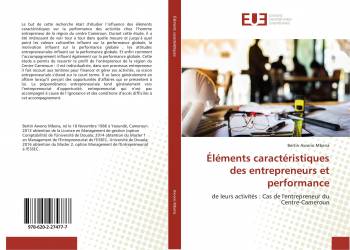 Éléments caractéristiques des entrepreneurs et performance