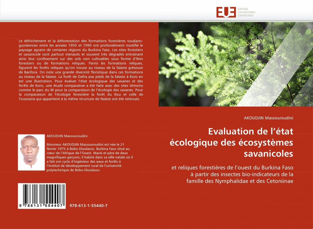 Evaluation de l'état écologique des écosystèmes savanicoles
