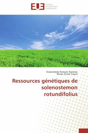 Ressources génétiques de solenostemon rotundifolius