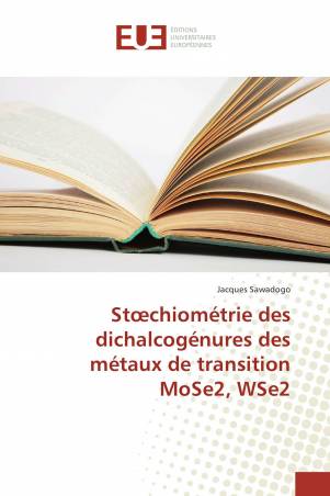 Stœchiométrie des dichalcogénures des métaux de transition MoSe2, WSe2