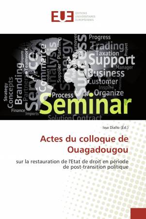 Actes du colloque de Ouagadougou