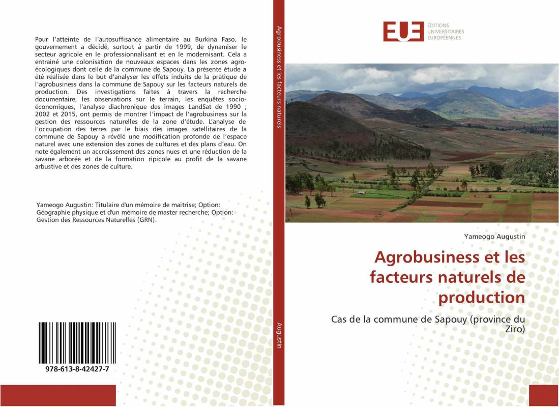 Agrobusiness et les facteurs naturels de production
