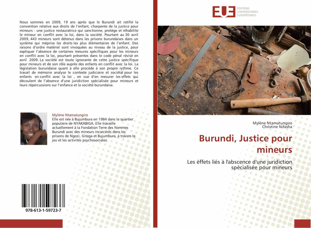 Burundi, Justice pour mineurs