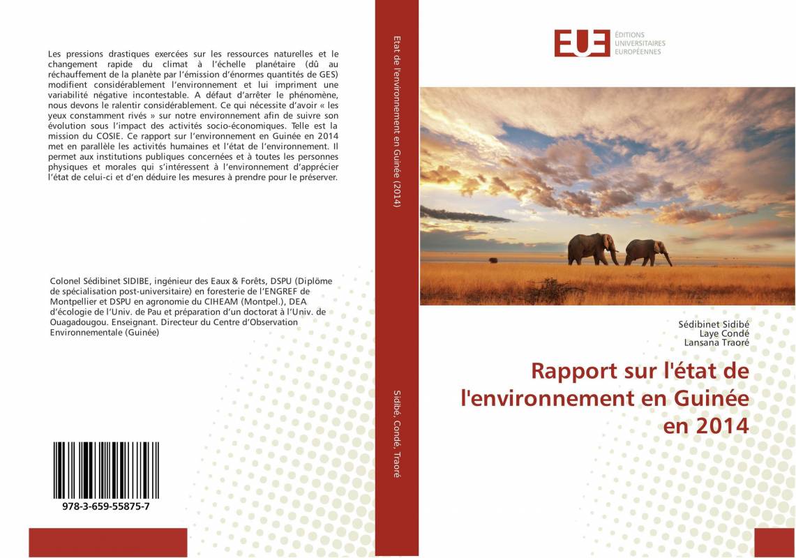 Rapport sur l'état de l'environnement en Guinée en 2014