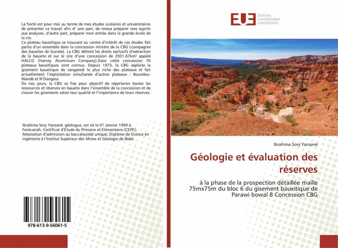 Géologie et évaluation des réserves