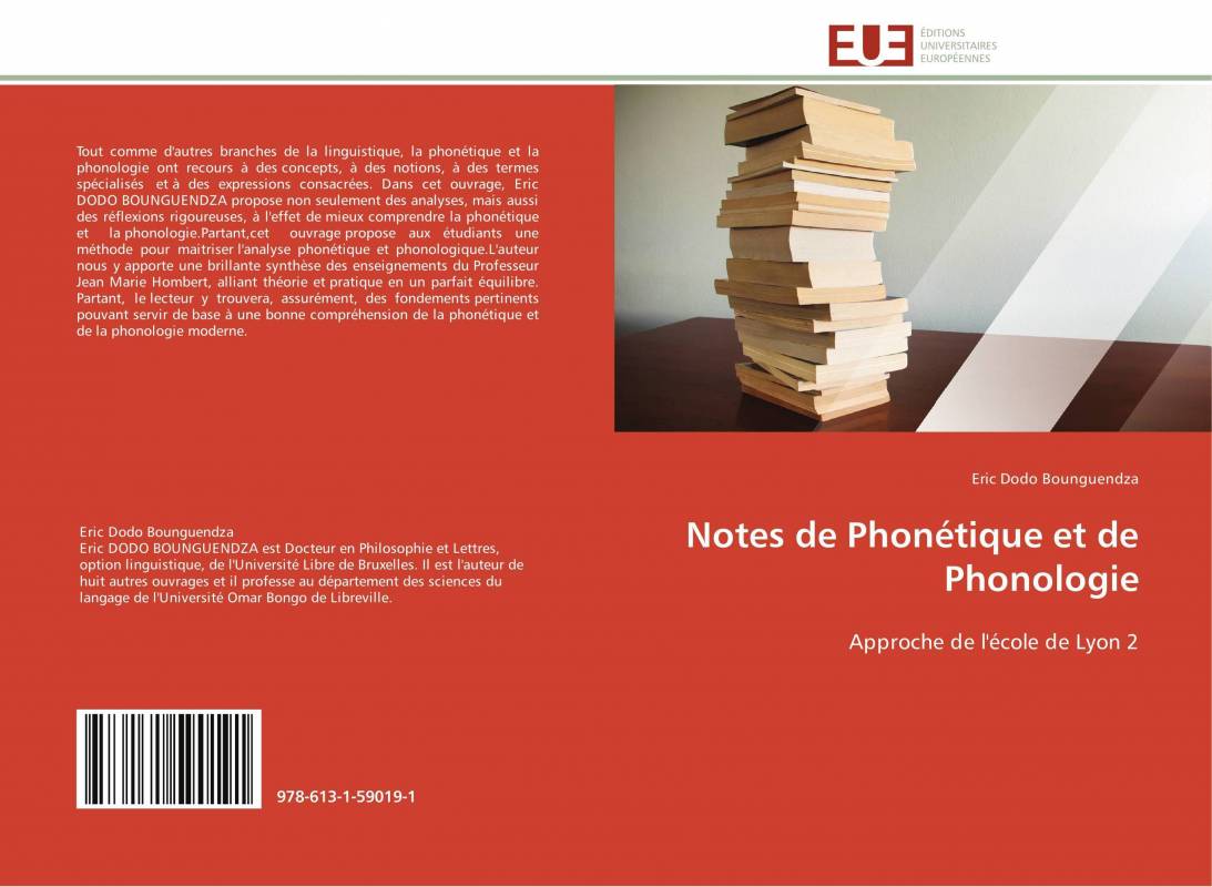 Notes de Phonétique et de Phonologie