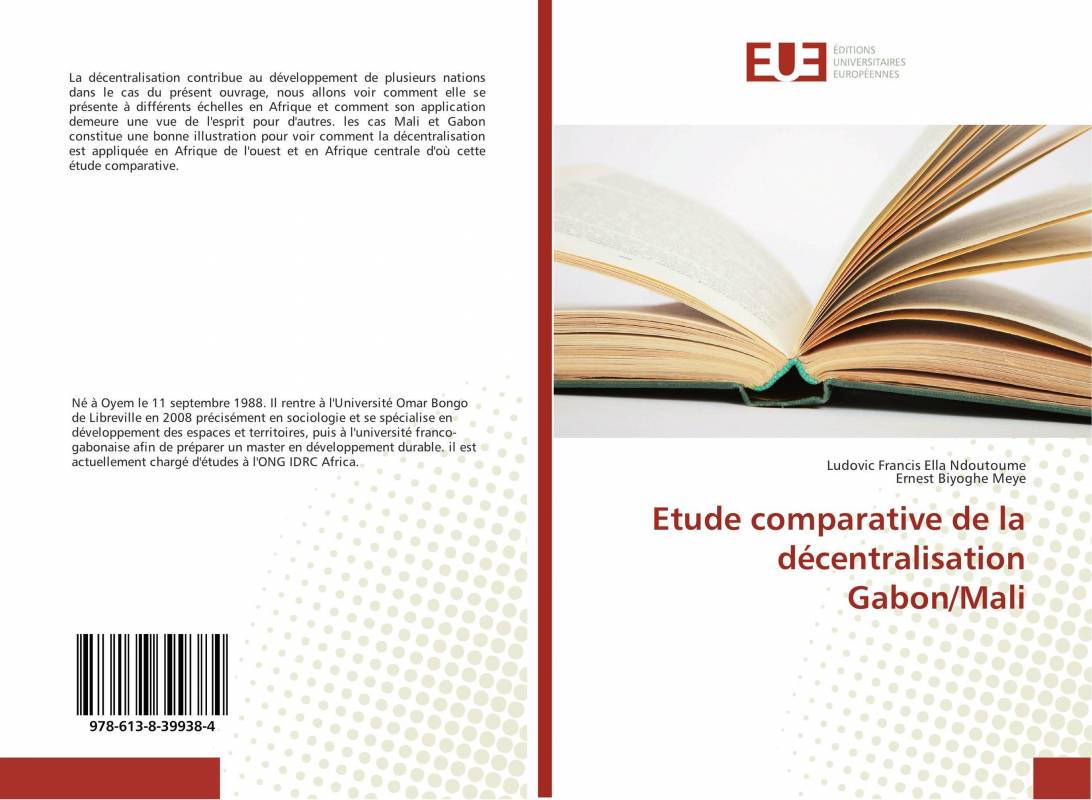 Etude comparative de la décentralisation Gabon/Mali