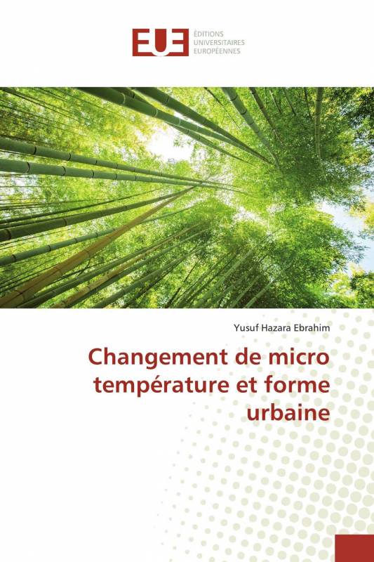 Changement de micro température et forme urbaine