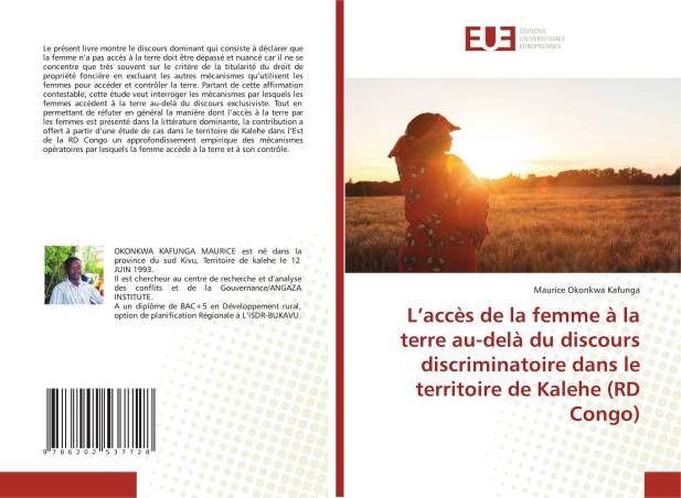 L’accès de la femme à la terre au-delà du discours discriminatoire dans le territoire de Kalehe (RD Congo)