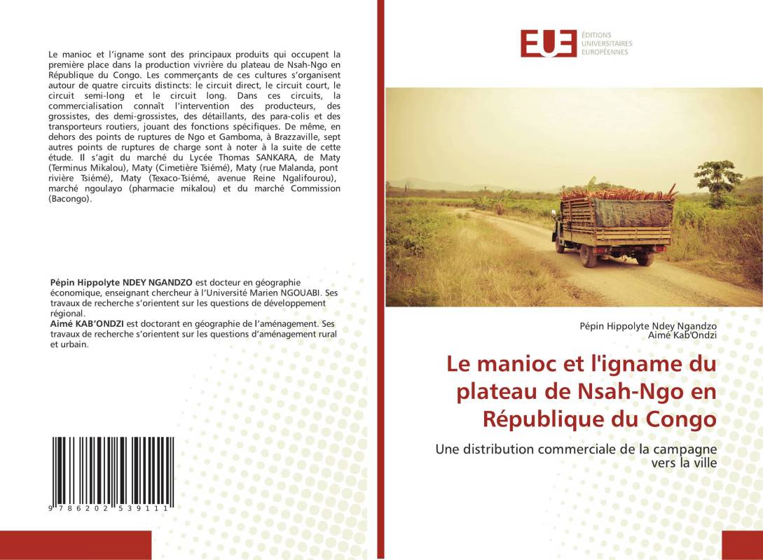 Le manioc et l'igname du plateau de Nsah-Ngo en République du Congo