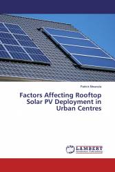 Factors Affecting Rooftop Solar PV Deployment in Urban Centres