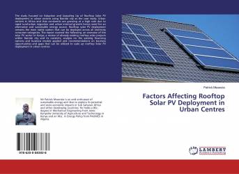 Factors Affecting Rooftop Solar PV Deployment in Urban Centres