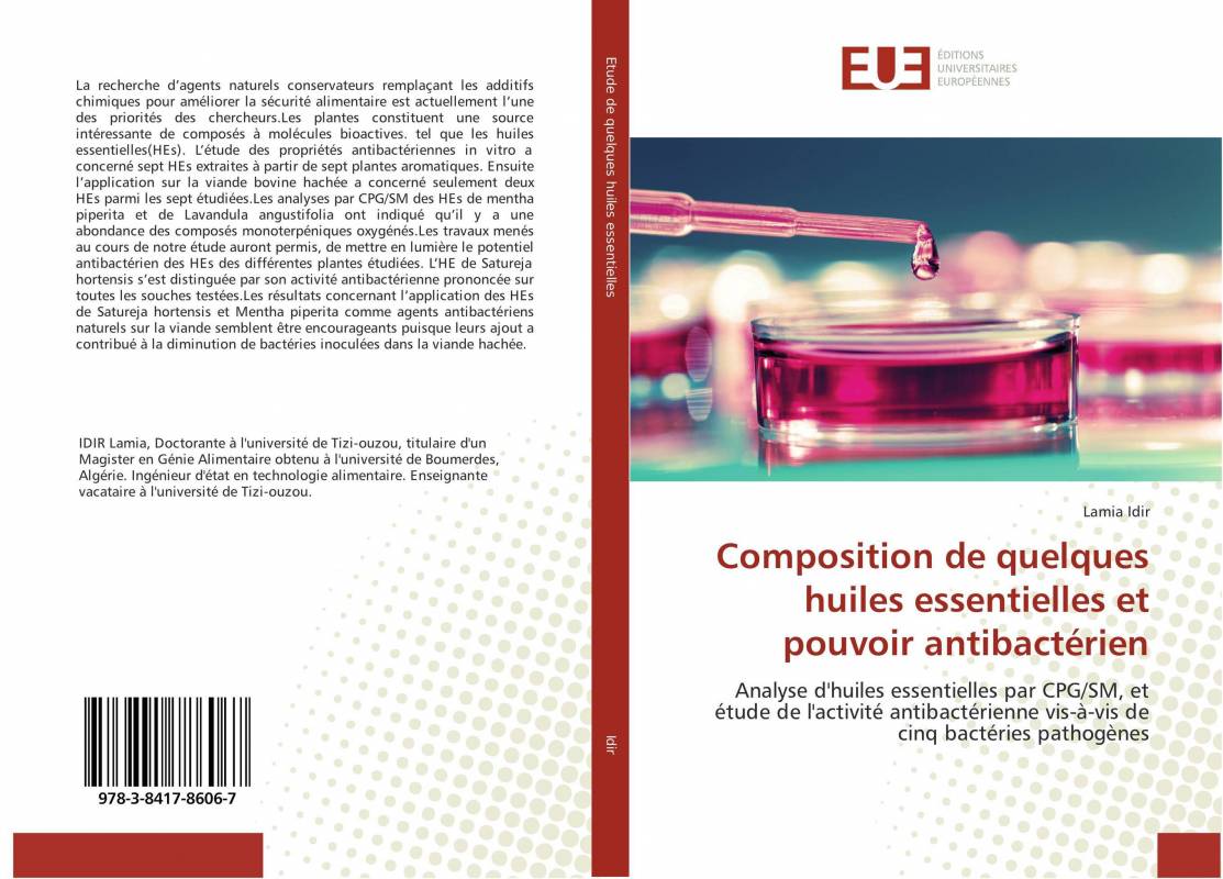 Composition de quelques huiles essentielles et pouvoir antibactérien