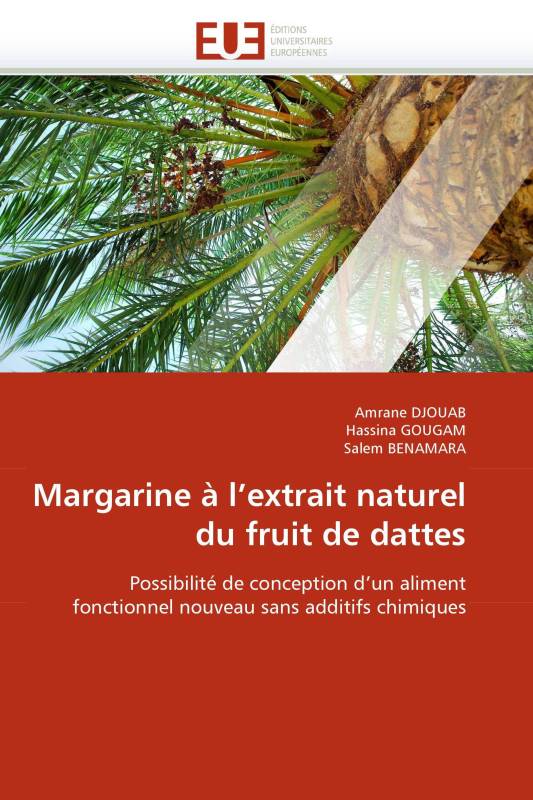 Margarine à l'extrait naturel du fruit de dattes