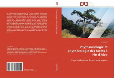 Phytosociologie et phytoécologie  des forêts à Pin d'Alep