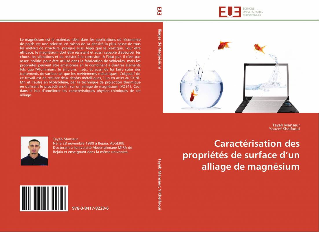 Caractérisation des propriétés de surface d’un alliage de magnésium