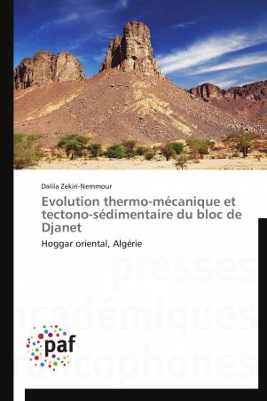 Evolution thermo-mécanique et tectono-sédimentaire du bloc de Djanet