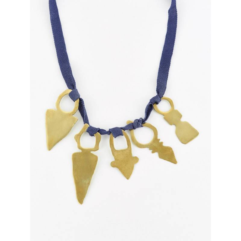 Collier CROIX ÉRODÉES OMBRE CLAIRE