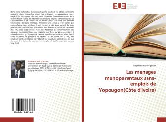 Les ménages monoparentaux sans-emplois de Yopougon(Côte d'Ivoire)