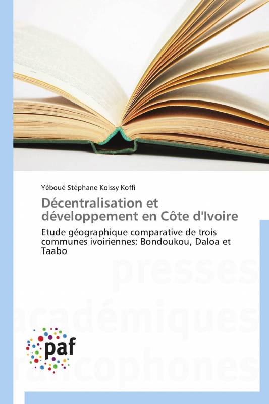 Décentralisation et développement en Côte d'Ivoire