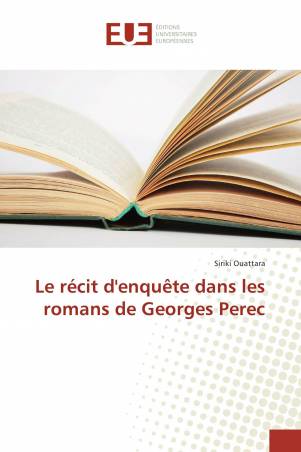 Le récit d'enquête dans les romans de Georges Perec
