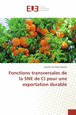 Fonctions transversales de la SNE de CI pour une exportation durable