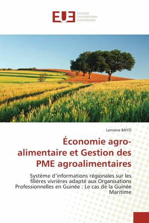 Économie agro-alimentaire et Gestion des PME agroalimentaires