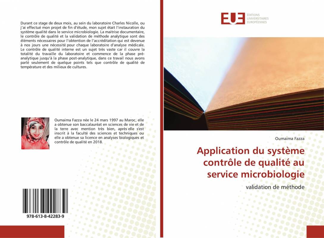 Application du système contrôle de qualité au service microbiologie