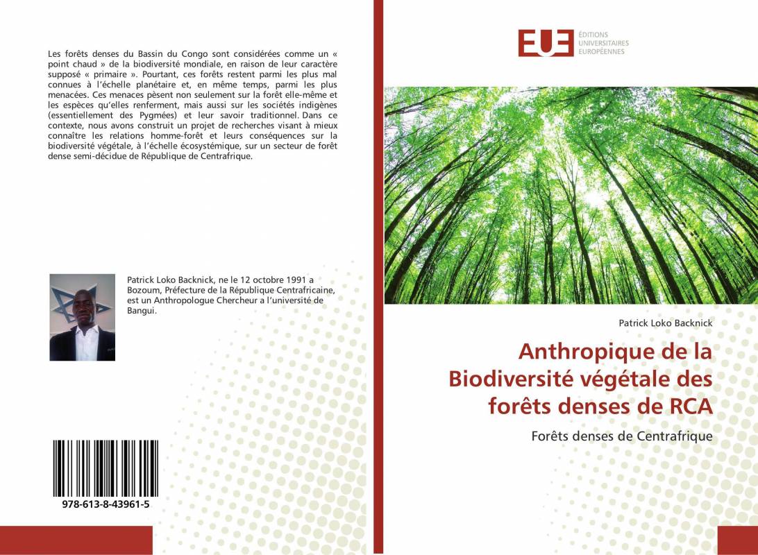Anthropique de la Biodiversité végétale des forêts denses de RCA
