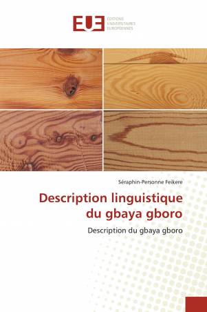 Description linguistique du gbaya gboro