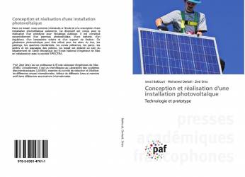 Conception et réalisation d'une installation photovoltaïque