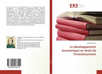 Le développement économique en droit de l'investissement