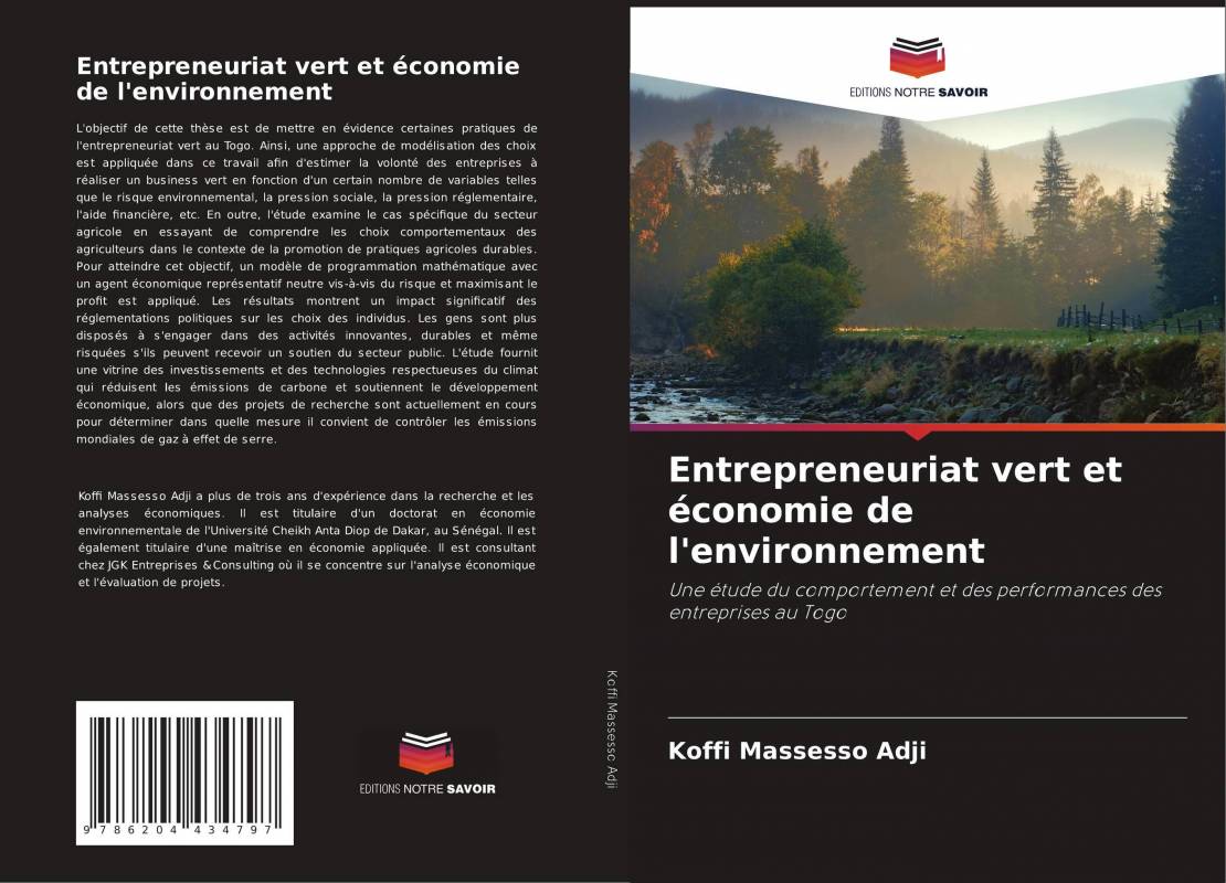 Entrepreneuriat vert et économie de l'environnement