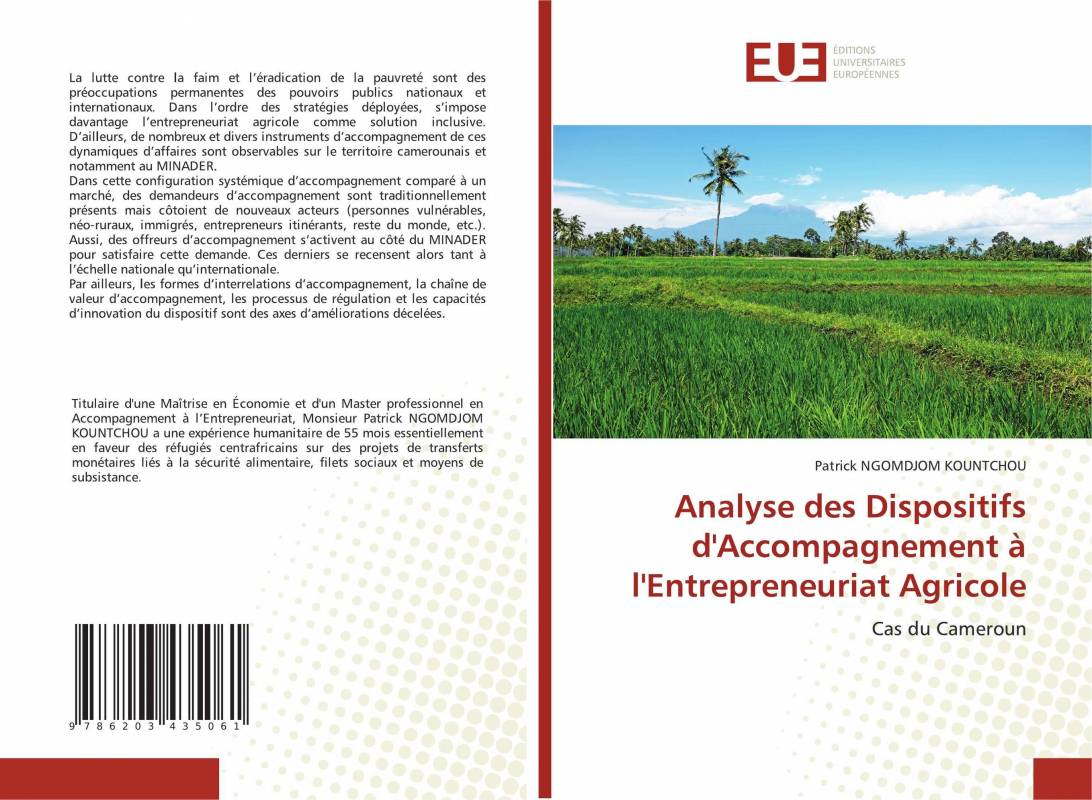 Analyse des Dispositifs d'Accompagnement à l'Entrepreneuriat Agricole