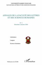 Annales de la Faculté des Lettres et des Sciences Humaines, n°4 - Deuxième semestre 2010
