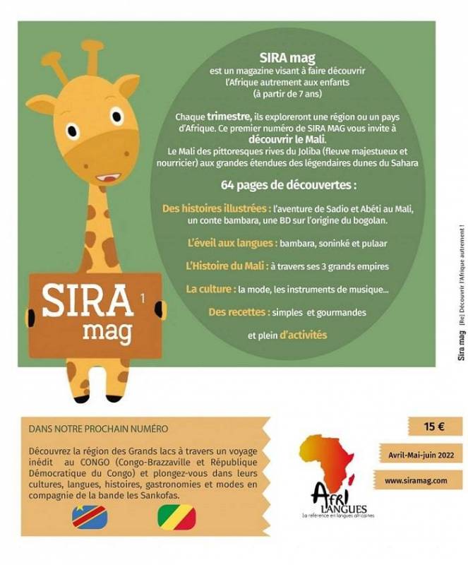 SIRA mag magazine afro pour enfants