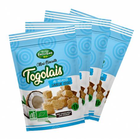 Mini Biscuits Togolais Saveur Coco Enougan