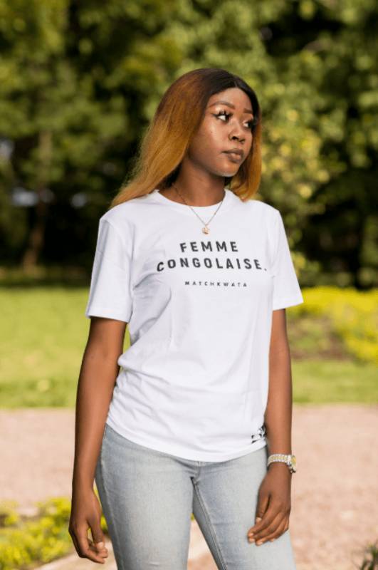 T-shirt FEMME CONGOLAISE