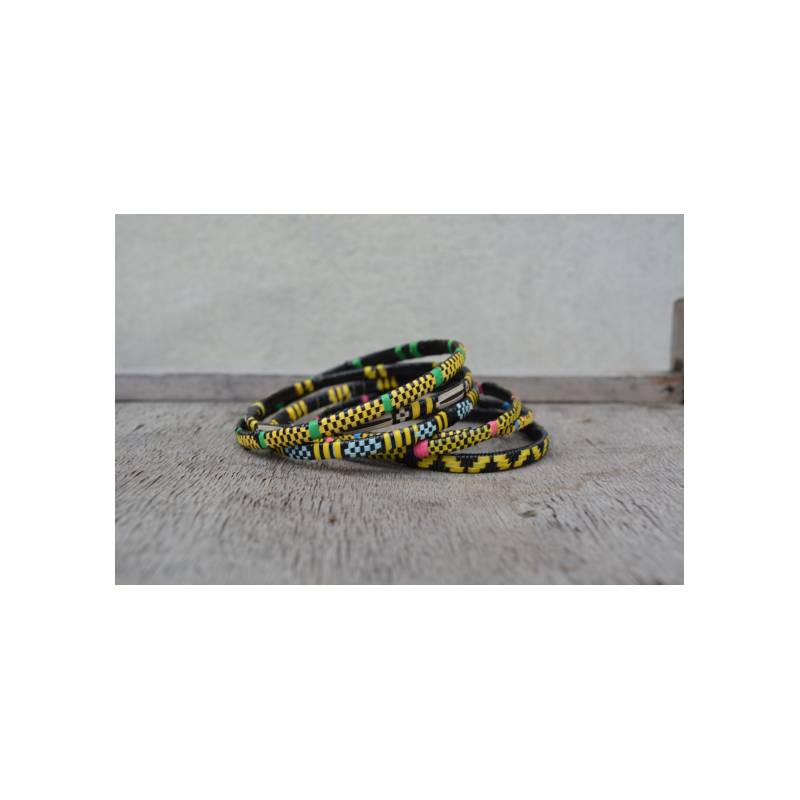 Bracelets Smile Mix de 6 bracelets fins Pagabags