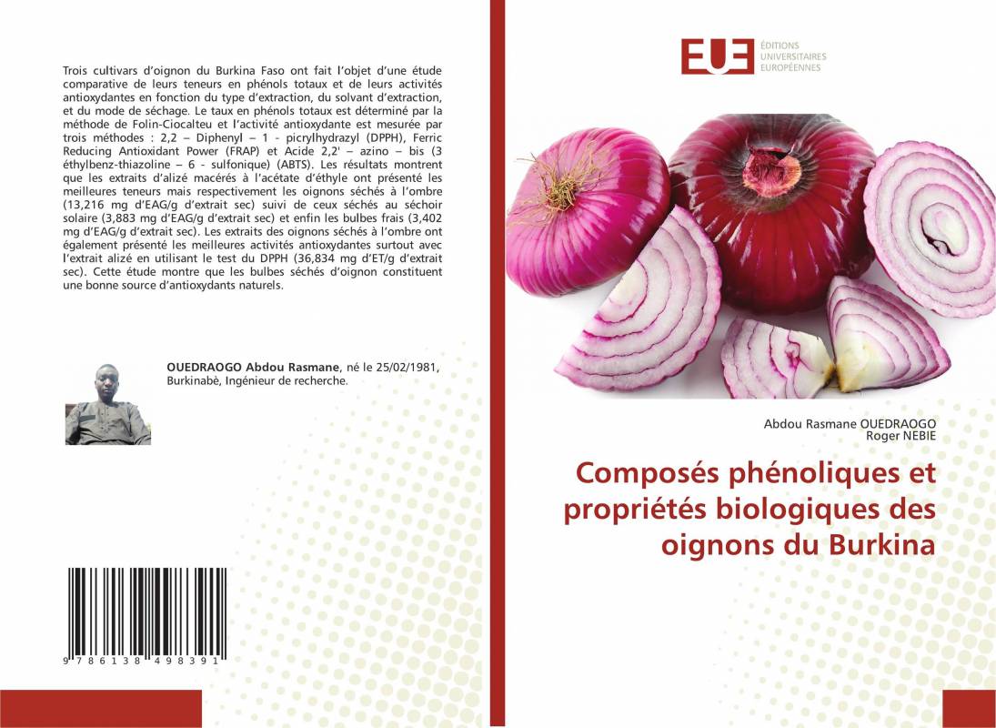 Composés phénoliques et propriétés biologiques des oignons du Burkina