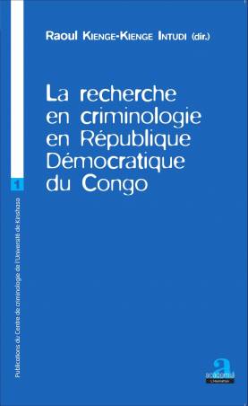 La recherche en criminologie en République Démocratique du Congo